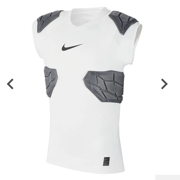 Nike White Padded Sports Shirt S (3375) - Picture 1 of 2